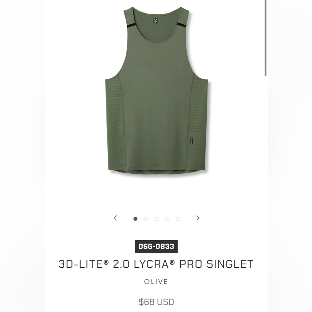 ASRV 3D-LITE® 2.0 LYCRA® PRO SINGLET